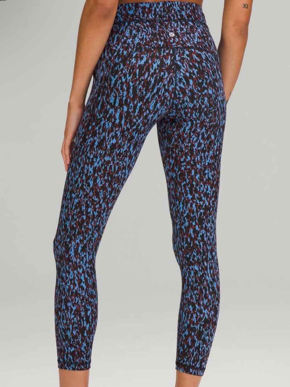 Lululemon high-rise leggings Leopard Camo Blue Nile Multi